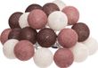Atmosphera Lichtslinger - 20 Verlichte Bollen Ø6 cm - 435 cm - Multi Kleuren Mix - Stekker