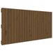 VidaXL Wandhoofdbord 159,5x3x110 cm massief grenenhout honingbruin
