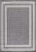 Tapis d'extérieur résistant aux intempéries, rectangulaire, gris, 200x290 cm