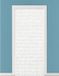 Merkloos / Sans marque Wicotex Deurgordijn - wit - 90 x 220 cm - kralengordijn - vliegenwerend