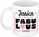 Bellatio Decorations Naam mok Jessica