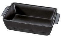 Spring Ovenschotel Chalet rechthoekig, 35 x 21 cm, zwart, oven keramiek