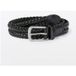 Ceinture tressée à la main en cuir végétal tanné