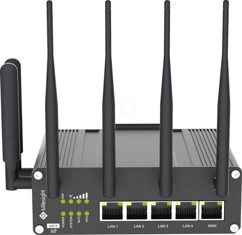 Milesight Industrial UR75 Ultra 5G-router GPS/WiFi