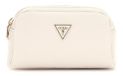 GUESS Utensil zak Double Zip White Logo Multi Wit