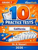 10 Libri GmbH 10 California CAASPP Grade 7 Math Practice Tests