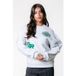 Colourful Rebel Sweatshirt à épaules tombantes avec logo Racer Gris chiné clair Taille : M