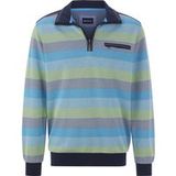BABISTA Regular Fit Sweatshirt ritssluitingturquoise, Gestreept