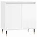 VidaXL Badkamerkast 58x33x60 cm bewerkt hout hoogglans wit