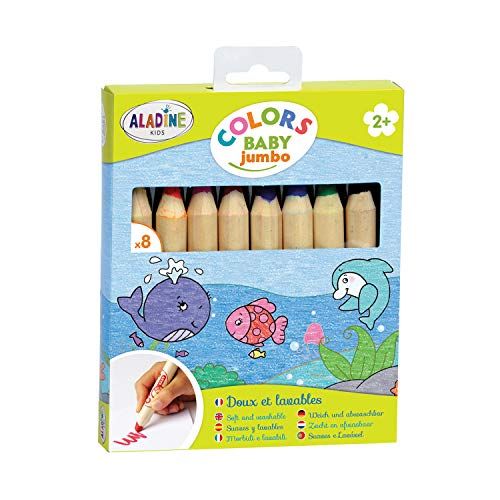 SentoSphere Aladine Jumbo kleurpotloden - 8 stuks