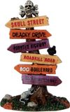 Lemax Scary Road Signs