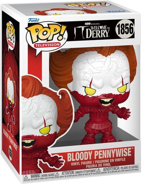 Funko Pop! IT Welcome to Derry - Bloody Pennywise vinylfiguur