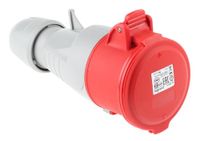 Legrand P17 Tempra Pro Power Connector Socket Rood 3P N + E, 415V / 32A, kabelmontage IP44