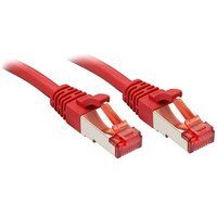 Lindy - Verbindingskabel - RJ-45 (M) naar RJ-45 (M) - 3 m - SFTP, PiMF - CAT 6 - zonder haken - rood