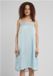 Urban Classics Viscose Satin Slip Robe Courte Bleu
