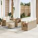Maison Exclusive - Ensemble de jardin 8 pièces, beige, en polyrotin