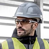 Uvex Pheos B-S-WR veiligheidshelm - kort scherm Geel