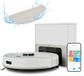 MEDION Robotstofzuiger met afzuigstation en dweilfunctie X22 SW+ (lasernavigatie, 5.000 Pa, 2-in-1, mapping, no-go zones, meerdere etages, MD 100021) grijs