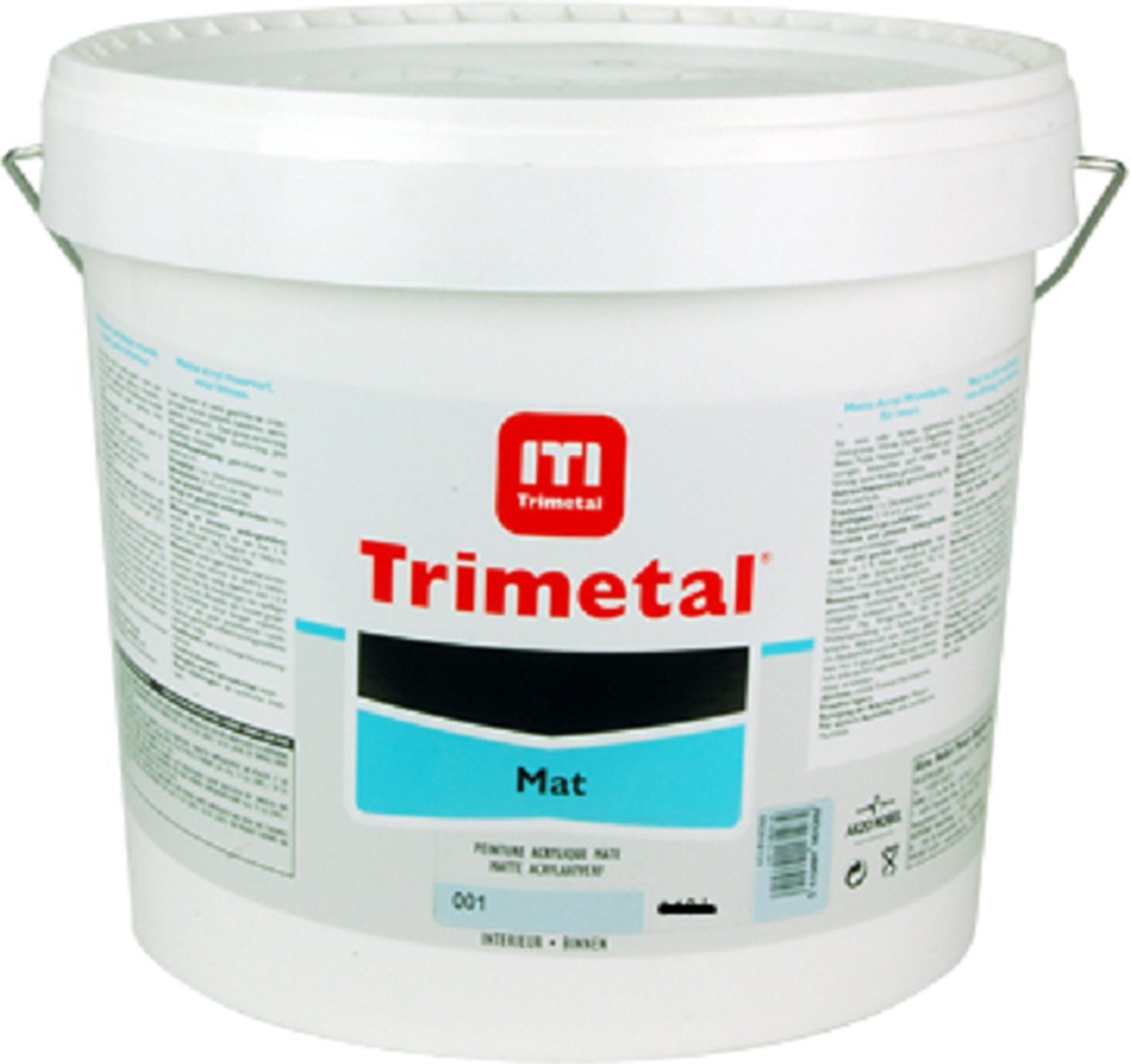 TRIMETAL Trimetal Mat - Wit - 5 L