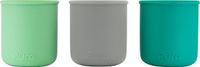 Pura my-my™ - silicone - drinkbeker - 3-pack - Mint, Grijs en Moss
