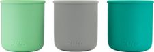 Pura my-my™ - silicone - drinkbeker - 3-pack - Mint, Grijs en Moss