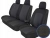 Sixtol COMFORT Autostoelhoes Set - Op maat gemaakt - Geschikt voor Peugeot Expert III vanaf 2016 - 8-persoons - Jacquard - T06 Antraciet/Zwart