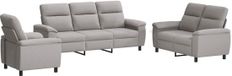 vidaXL Canapé Gris Nuage Tissu
