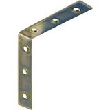 Häfele 100x100x20 mm acier galvanisé support de chaise avec 6 trous de vis