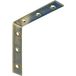 Häfele 100x100x20 mm acier galvanisé support de chaise avec 6 trous de vis