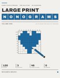 Large Print Nonograms: 120 Verified Logic Puzzles for Adults and Seniors