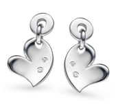 Orphelia ZO-5013 - Oorhangers Zilver 925 - 2.5 cm - Zirkonia