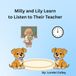 Milly and Lily Lear to Listen to Their Teacher