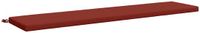 vidaXL - Bankkussen - SOEST - 100% - Polyester - Rood - 200 x 40 x 5 cm