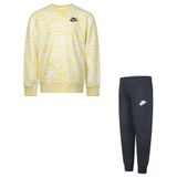 Nike Uniseks: kinderen en jongeren Tracksuit B NSW Paint Yf Crew Set