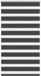vidaXL Zebra rolgordijn 85x100 cm stofbreedte 80,9 cm zwart
