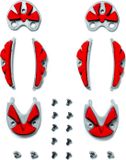 Sidi MTB schoenzool profiel voor Carbon zool Rood Unisex / SRS Carbon Ground Insert (59) Red - 45-48
