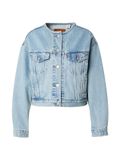LEVI'S ® Tussenjas 'Collarless Shrunken '90s Trucker Jacket' blauw denim