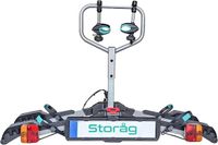 Storag E-DUO - Fietsendrager - Geschikt voor 2 elektrische fietsen - Compact opvouwbaar - Kantelbaar