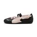 Puma Speedcat Shiny balletsneakers voor Dames, Zwart, Maat 37,5