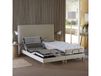 Lit électrique de relaxation matelas 100% Latex beige 2x70x190