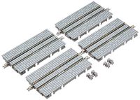 Tomytec 017943 4 tram-rail, recht, 70 mm, straatsteen