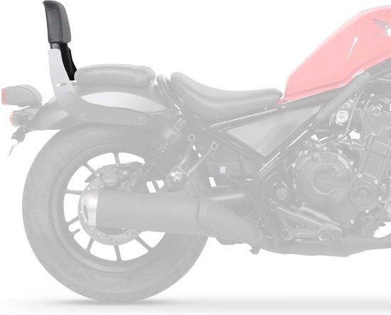 Shad Kit dosseret de selle SISSY bar pour Moto Honda 500 Cmx Rebel H0RB57SN Noir