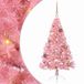 vidaXL Kunststof Voorverlichte Kerstboom met 150 LED Roze 120 cm PVC