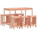 vidaXL 7-delige Tuinset massief douglashout