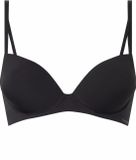 Calvin Klein Seductive Comfort push-up BH - T-shirt BH - zwart