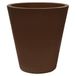 Wellhome Top Garden Corsa pot en polyéthylène avec forme, bronze, 50 x 50 cm