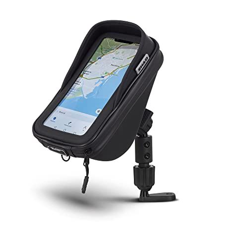 Shad SG76 smartphonehouder met tas, 180 x 90 mm – spiegel