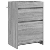 vidaXL Badkamer Onder Wasbak Kast Grijs Sonoma 56 x 37,5 x 81 cm