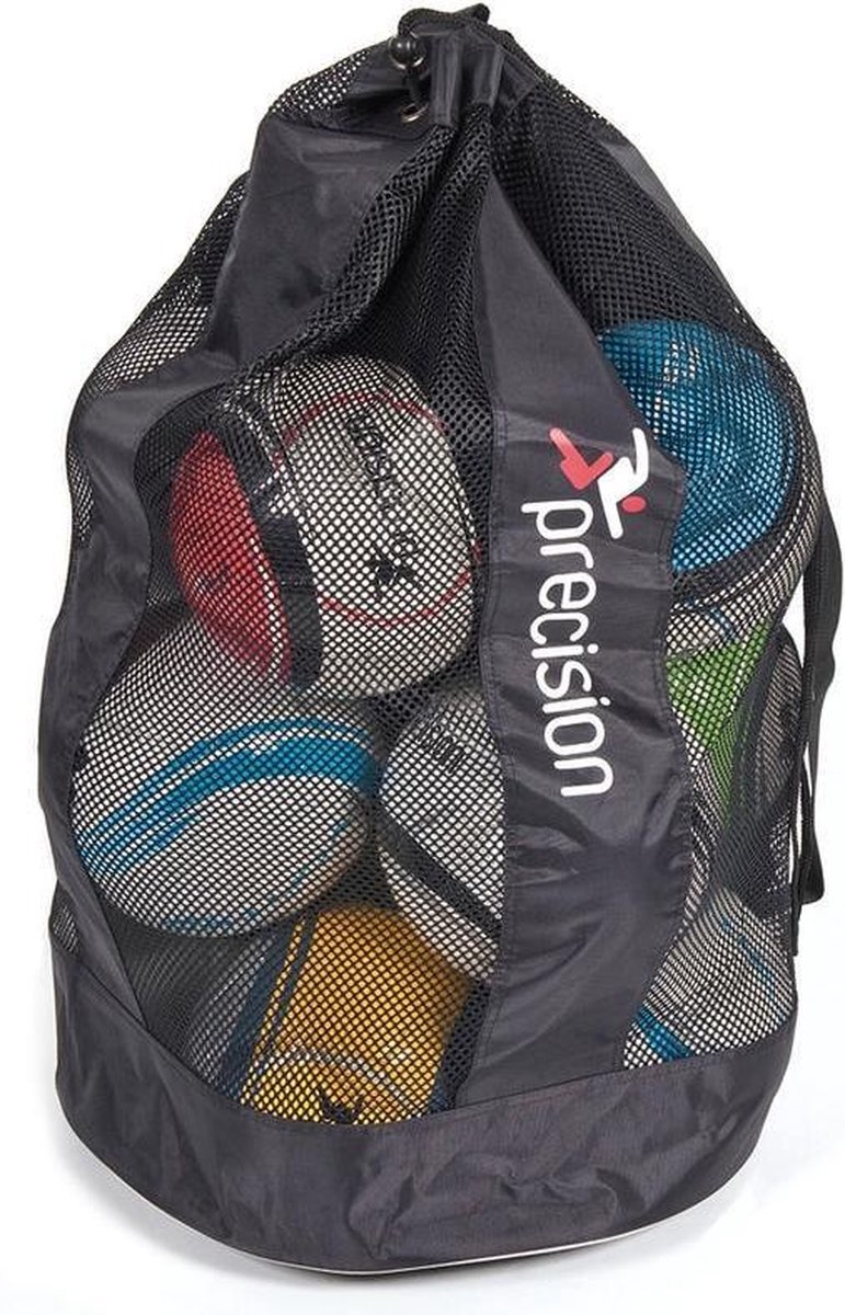 Precision ballennet voor 12 ballen 78 x 50 cm pvc zwart