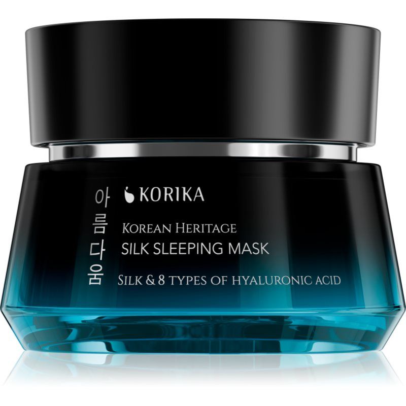 Korika Korean Heritage Moisturizing night mask with silk protein Korean Heritage (Silk Sleeping Mask) 50 ml